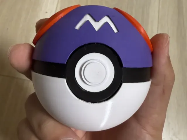 Openable Master Ball, master ball can open