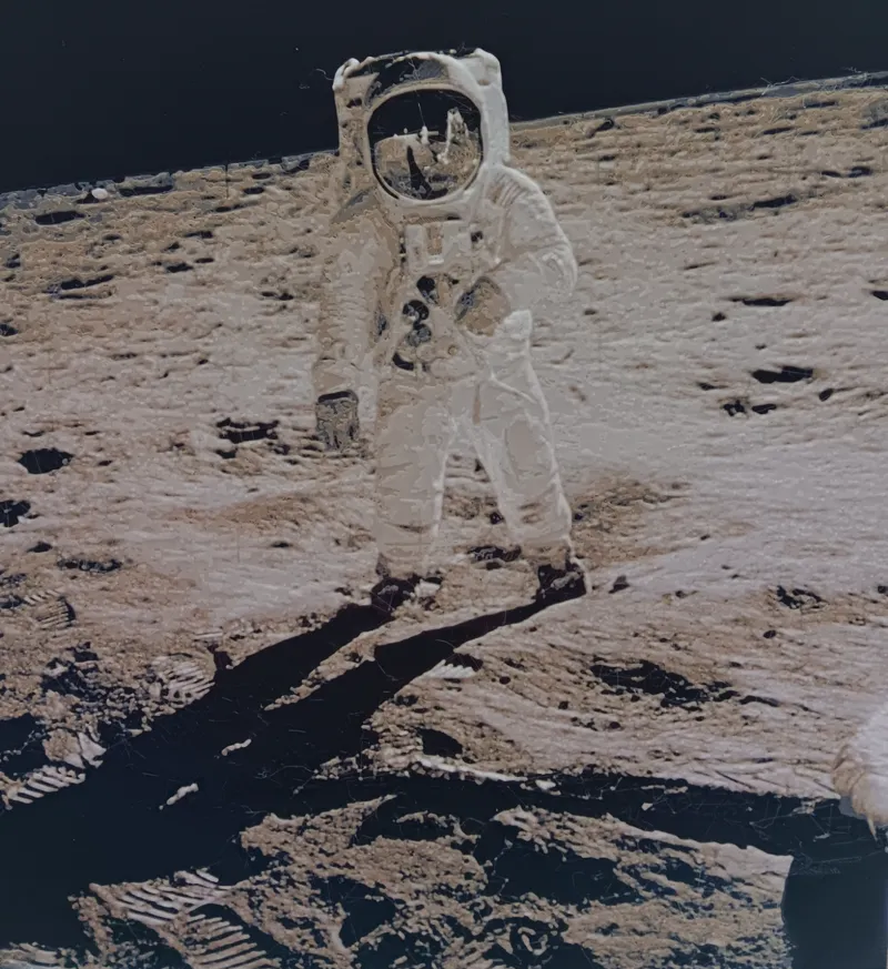 HueForge: First Men on the Moon