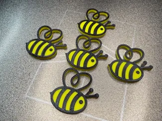 5 Bees (fixed black layers)