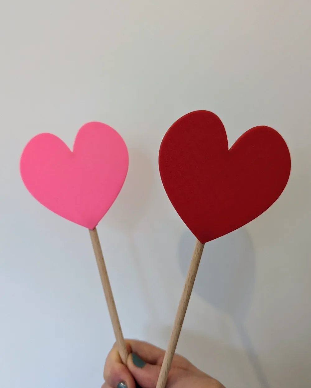 Heart on a Stick / Prop accessory for Photobooth, Wedding, Anniversary ...