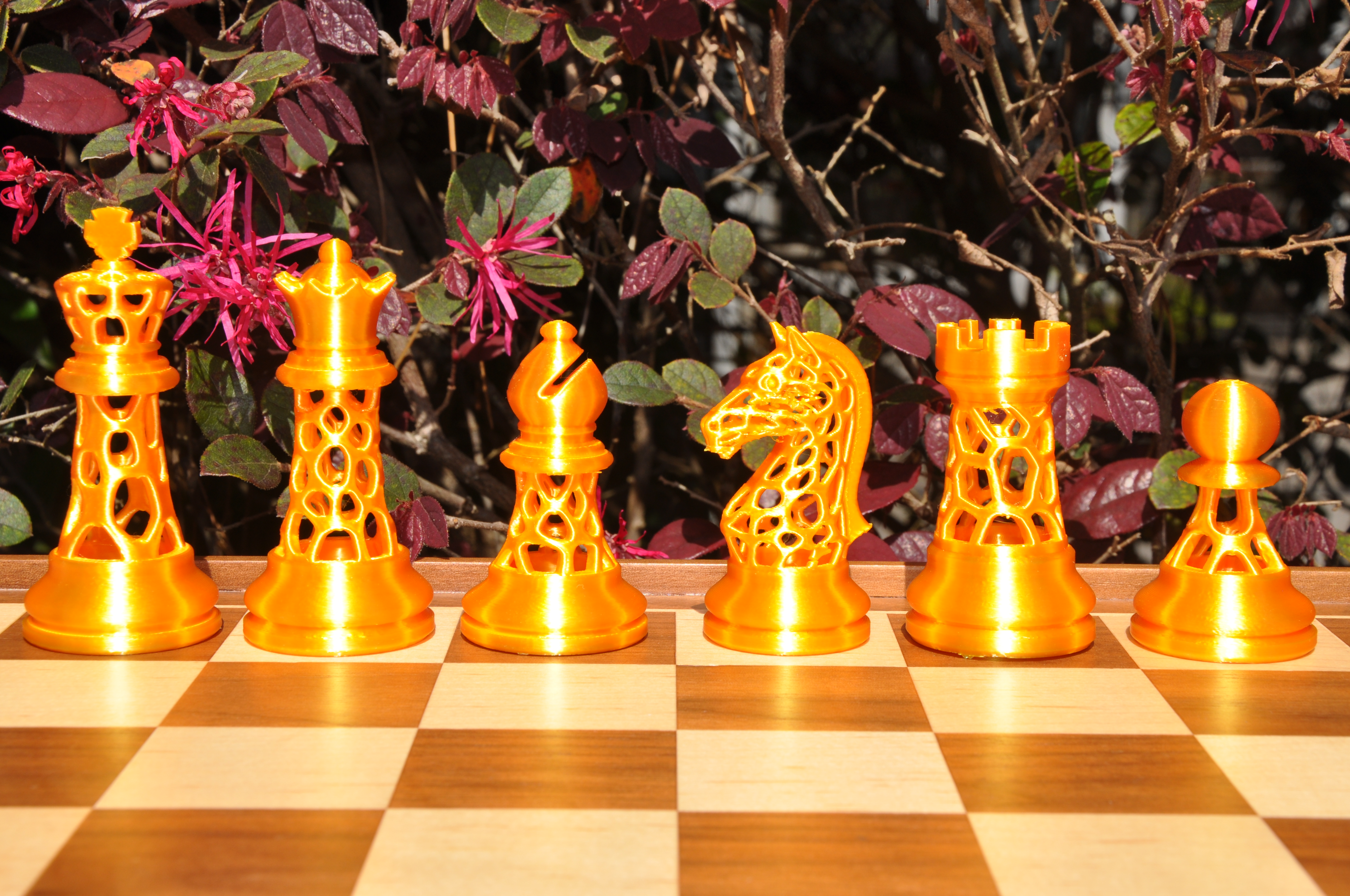 Miniatura 1 do modelo 3D Voronoi Chess Set 