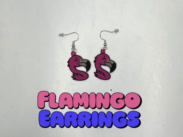 Flamingo Earrings