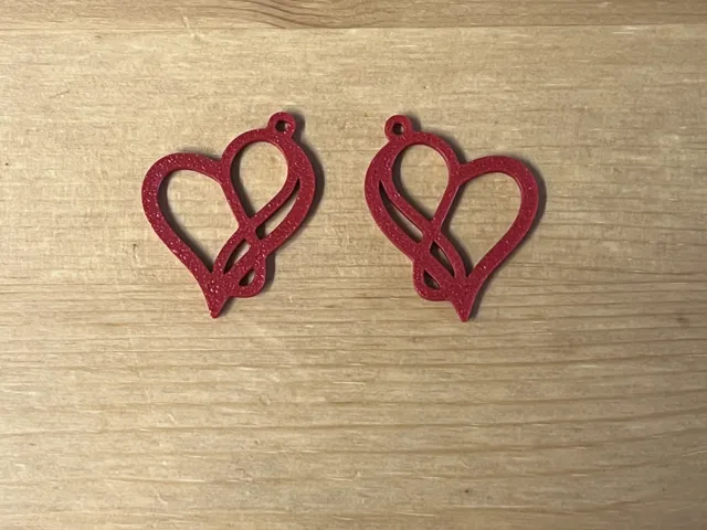 heart earrings