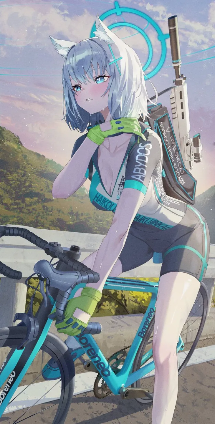 Cyclist girl