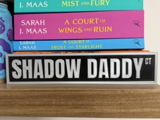 Shadow Daddy Bookshelf Sign