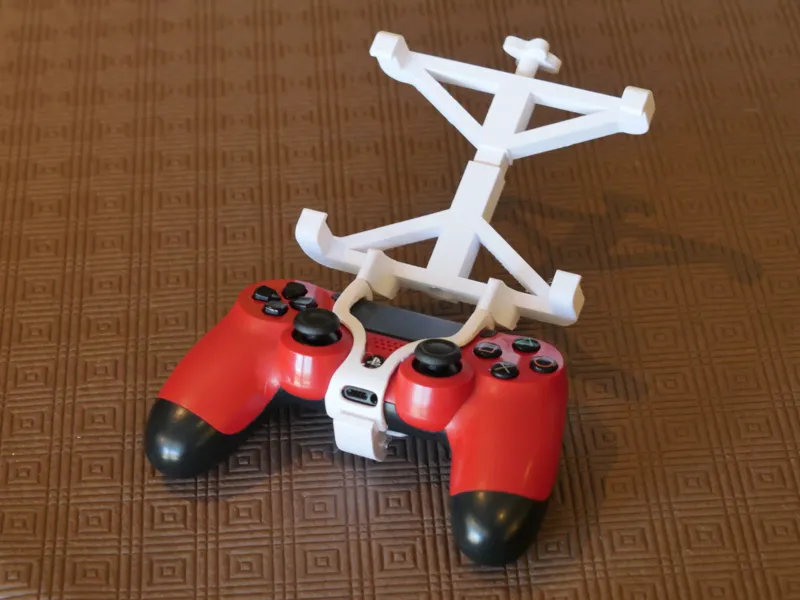 Tall & Wide Smartphone mount for PS4 (Dualshock 4)