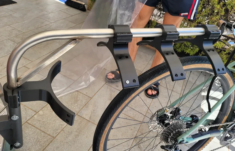 bicycle mudguard for the disabled.
