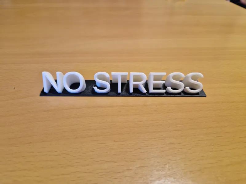 NO STRESS Plate