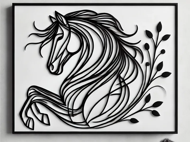 Horse wall art 