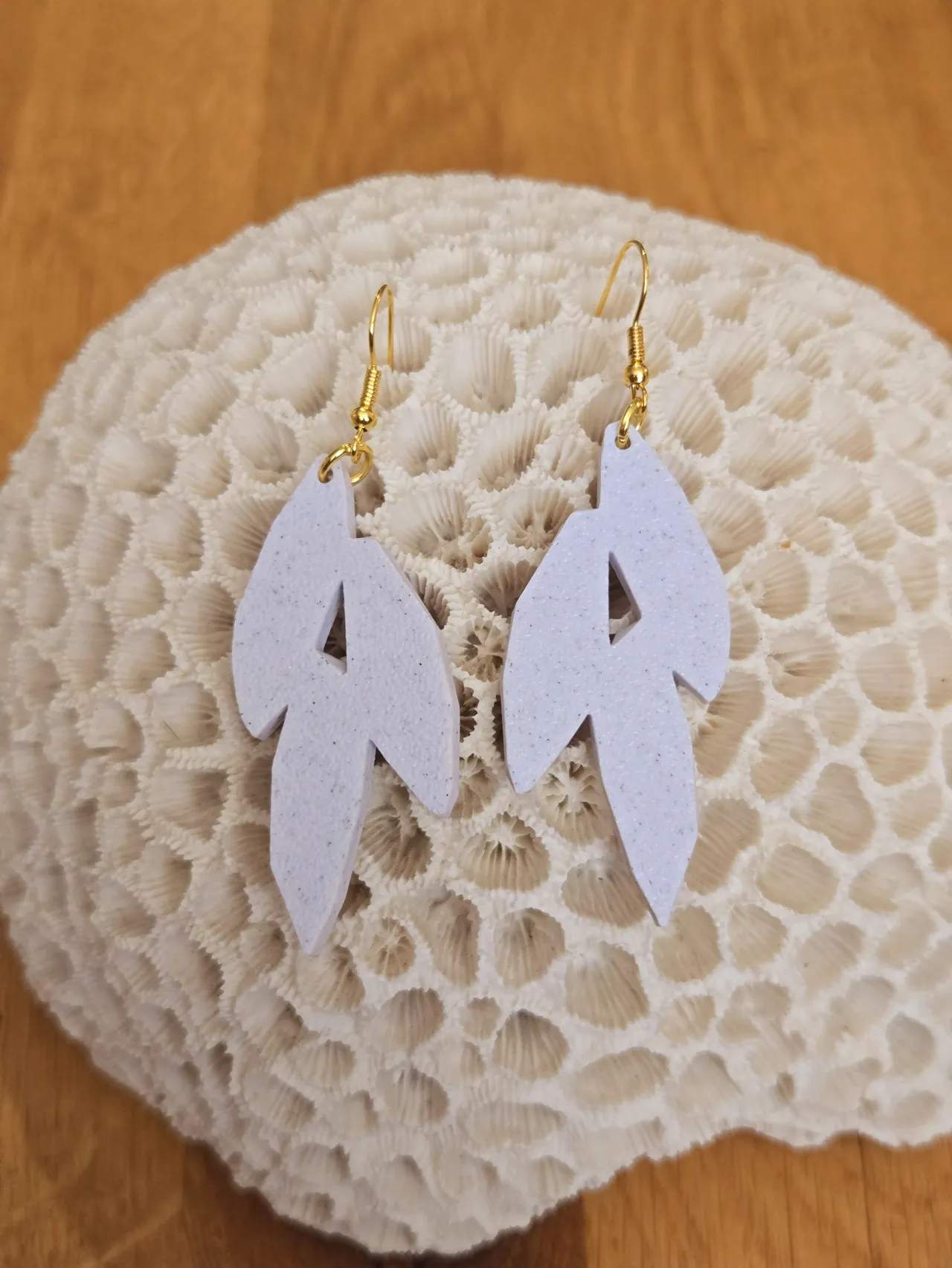Boucles d'oreilles “Angle de Feuilles” view 3