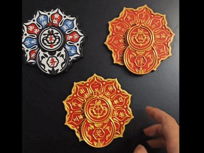 福禄转盘冰箱贴