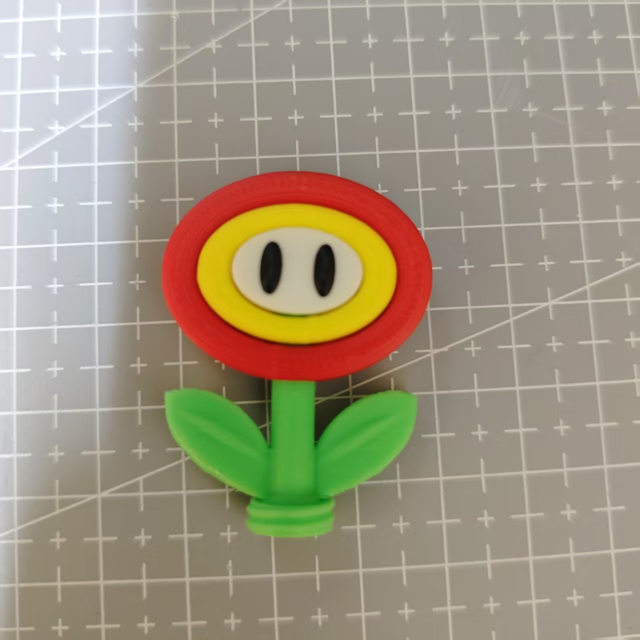 Miniatura 2 do modelo 3D 马里奥水管火焰花/冰之花按压解压玩具/摆件