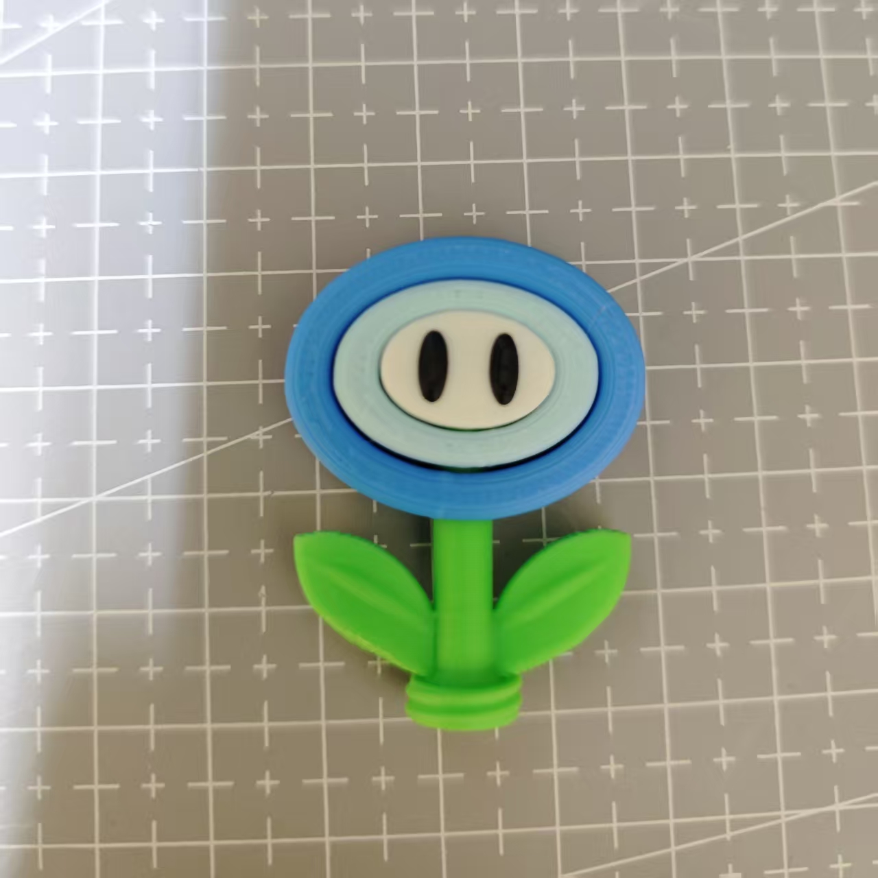 Miniatura 3 do modelo 3D 马里奥水管火焰花/冰之花按压解压玩具/摆件