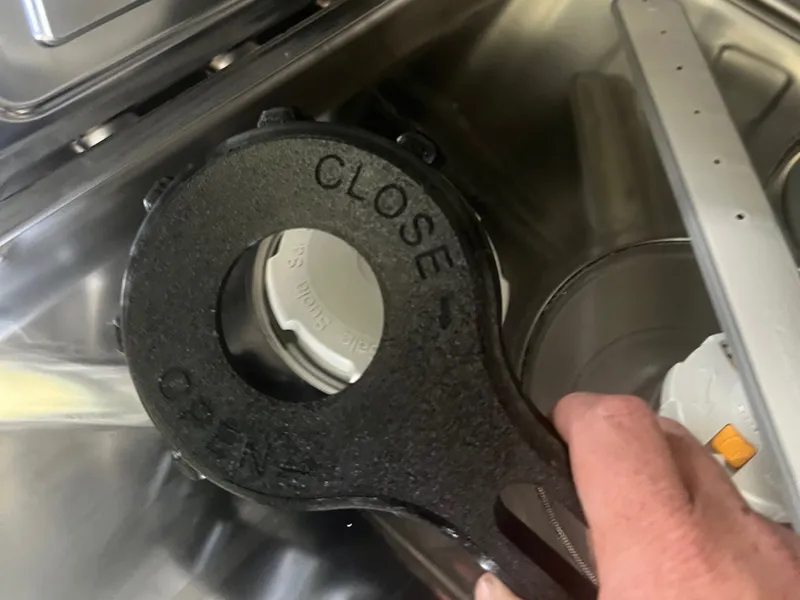 Miele Dishwasher Regeneration Salt Lid Wrench