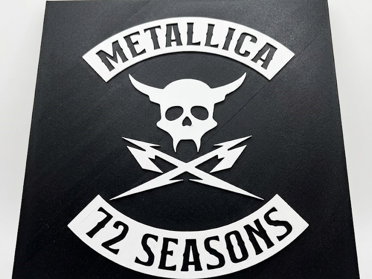 Metallica "72 Seasons"  3D Canvas HueForge