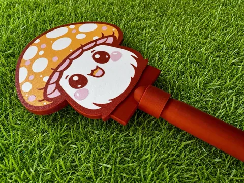 Modelo para impresión 3D: Kawaii Mushroom Tap to Pay Wand Magic Pay — referencia de MakerWorld
