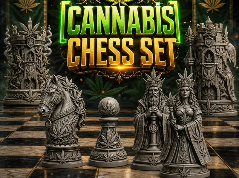 CANNABIS CHESS SET