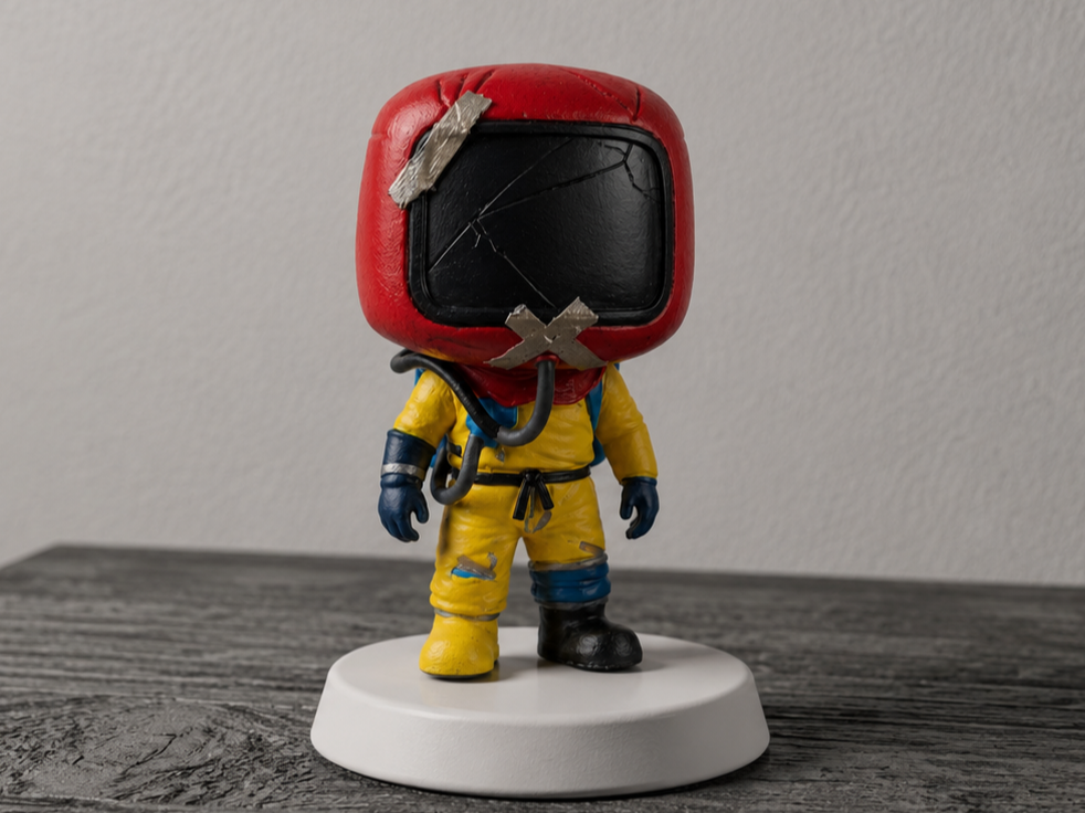Miniatura 2 do modelo 3D Hazmat Suit Rust