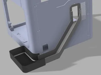 P2S pop chute right side