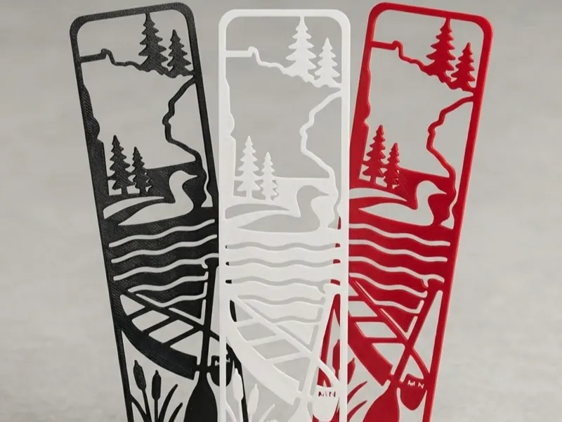 Minnesota 2 Cutout Bookmark | Fast Single-Color