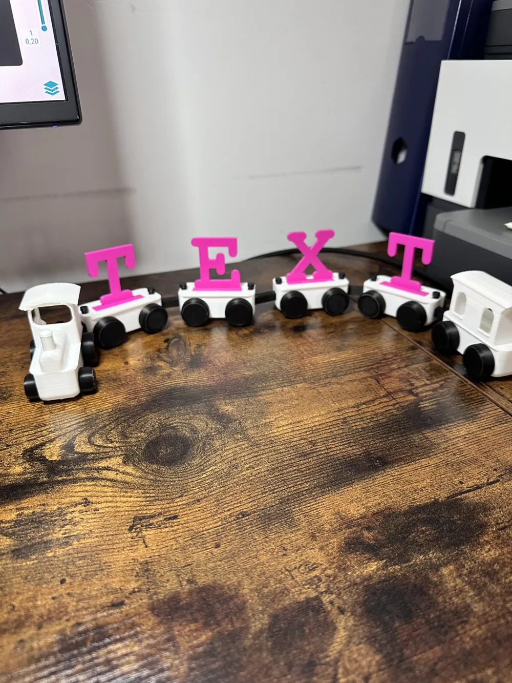 customizable letter train in Bambu Studio - Free 3D Print Model ...