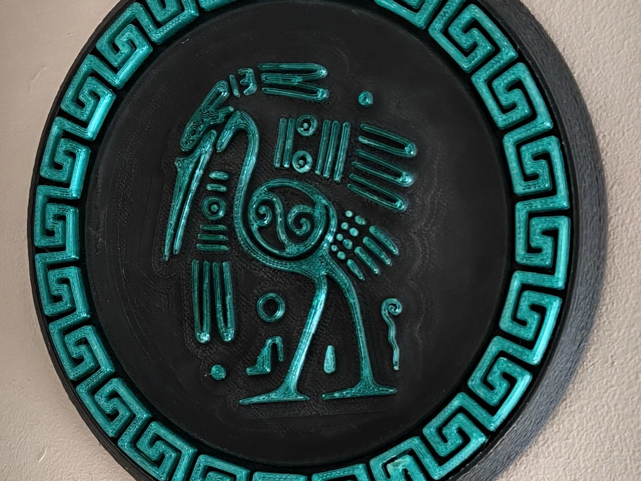 Dekor ścienny 3D | efekt szkła | 19 cm 