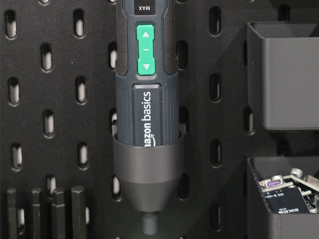 Skadis Mount - Amazon Basics 4V Stick Screwdriver