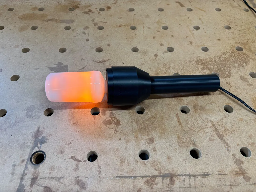 Decorative Torch with LED Flame Effect – Indoor & Outdoor by Pit ...