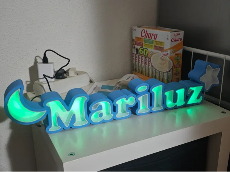 Nombre personalizado Mariluz