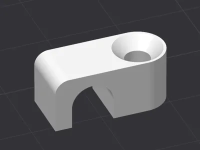 6mm Cable Clip + 3-3.5mm Screw Mount 