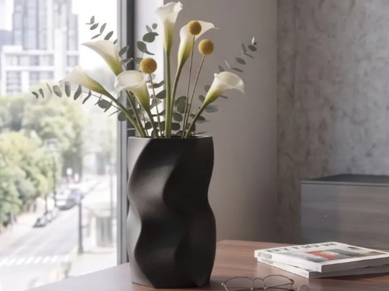 Vaso Geometrico "Onda"