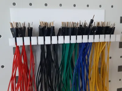 Jumper Wire Holder for Pegboard