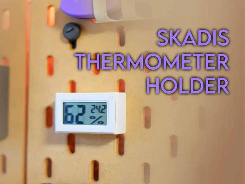 Skadis Thermometer/ Hygrometer Holder