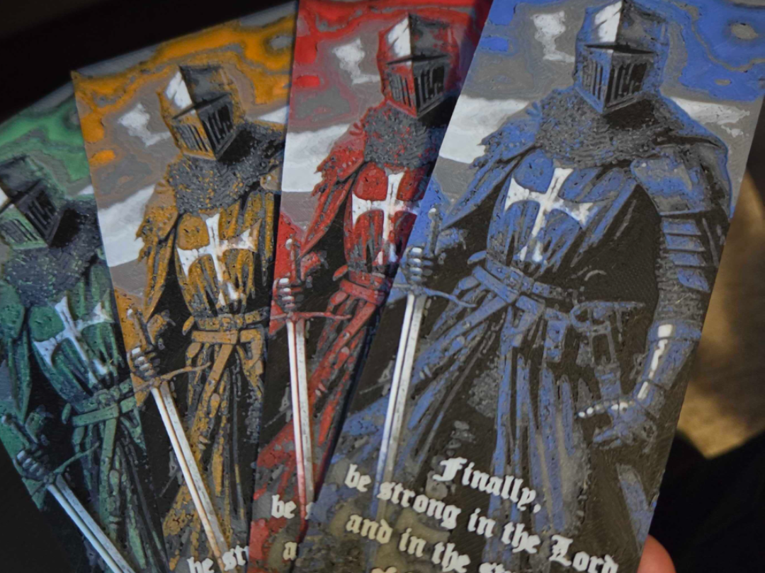 Christian Warrior Bookmark - Bible Verse