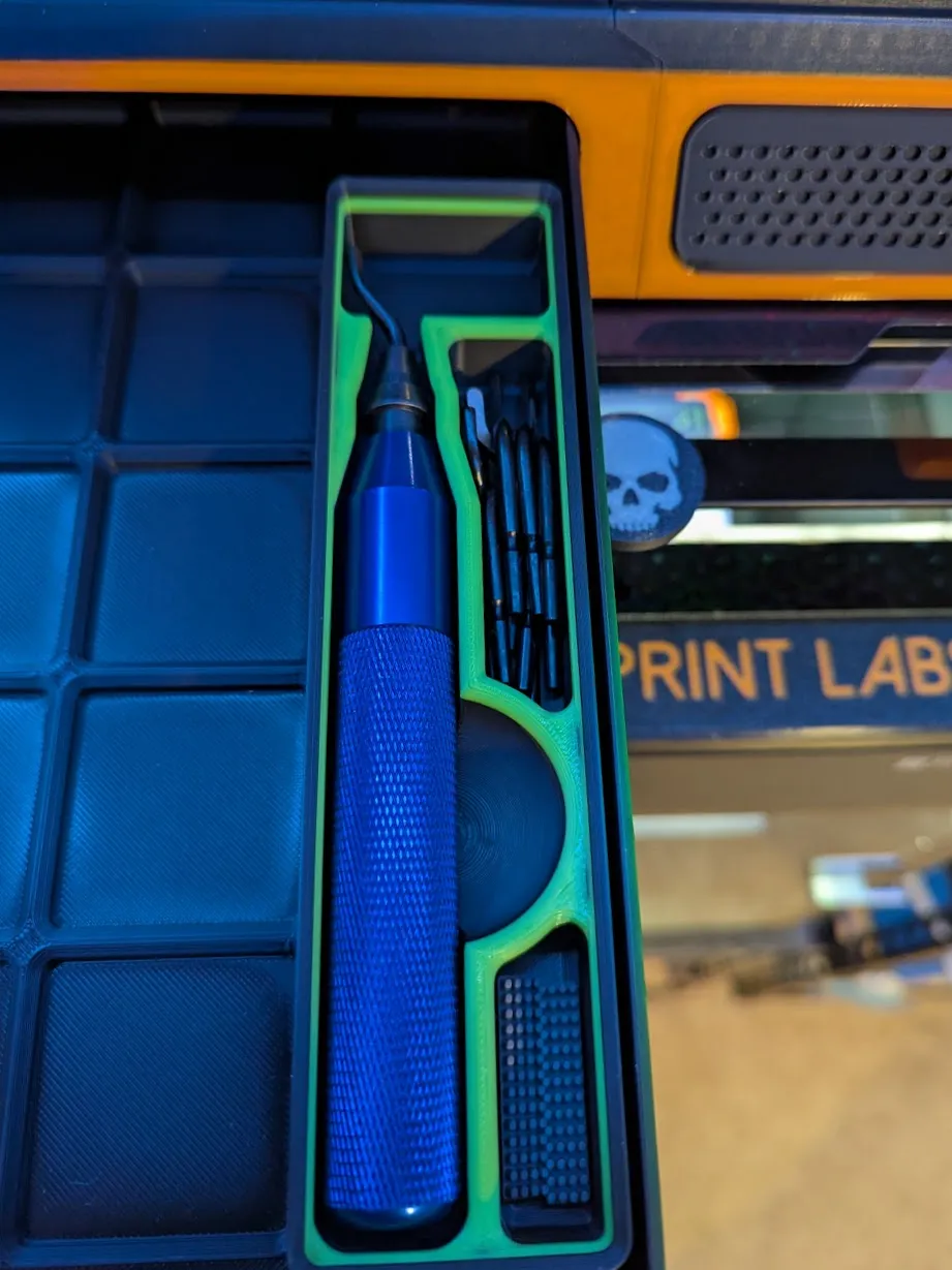 Gridfinity Bin for AMS Riser - Deburring Tool by Quantum Print Labs ...