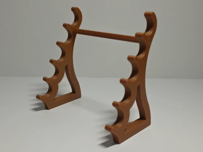 Katana-Style Pen & Brush Display Stand