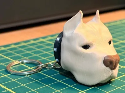 Pitbull Keychain