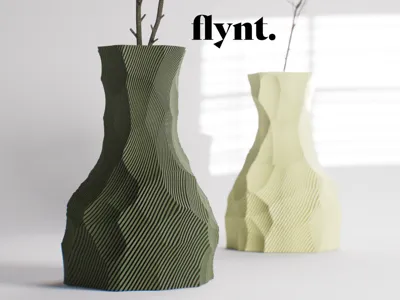 flynt – spiral fin vase