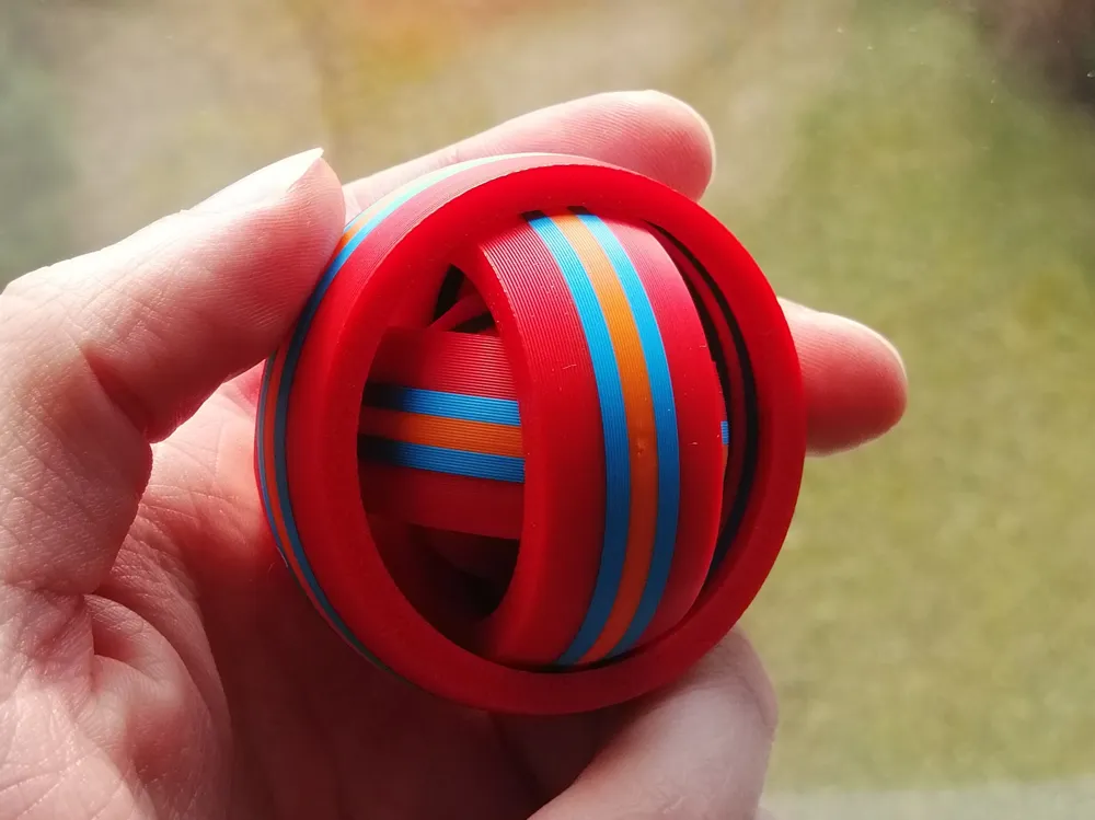 Pocket Gyro Fidget Ball - Free 3D Print Model - MakerWorld
