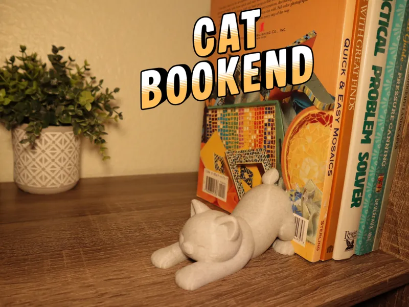 Cat Bookend