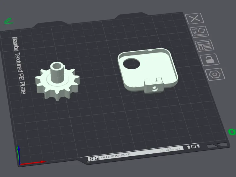A1 Mini Z Axis Adjuster Knob
