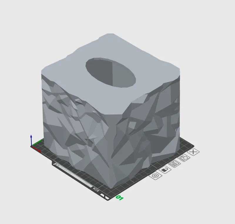 Tissue Box-designed for Puff 