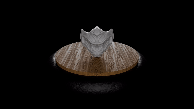 Traditional Oni Mask - Biometrically Sized