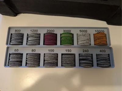 Gridfinity - 1in Sanding pad holders