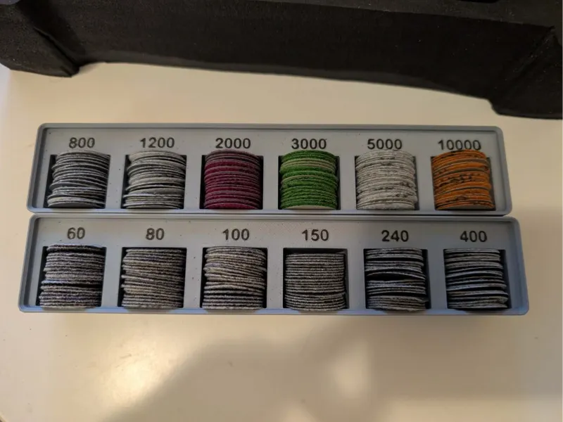 Gridfinity - 1in Sanding pad holders