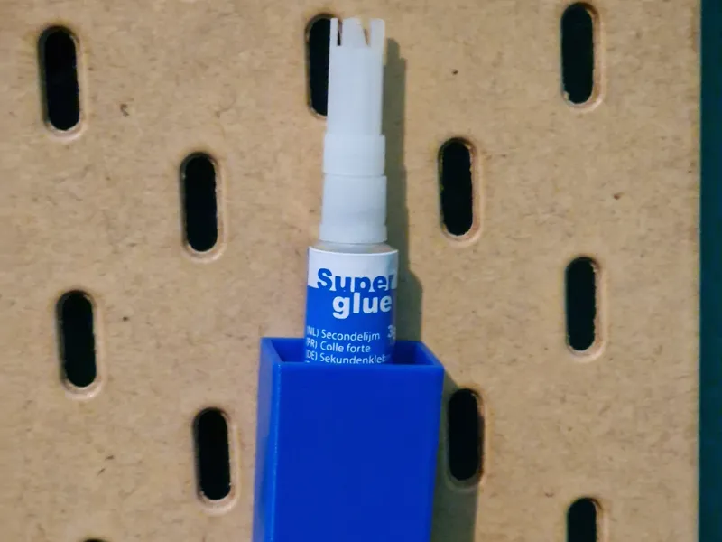 Superglue Tube Holder for IKEA Skadis