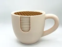 X, P & A1 - Mug Coaster Holder