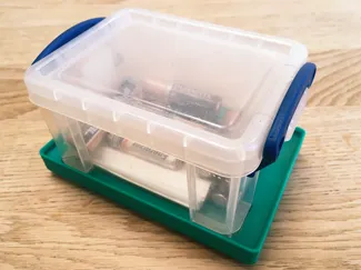 Gridfinity Base (3x2x2) for Really Useful Box 0.3l