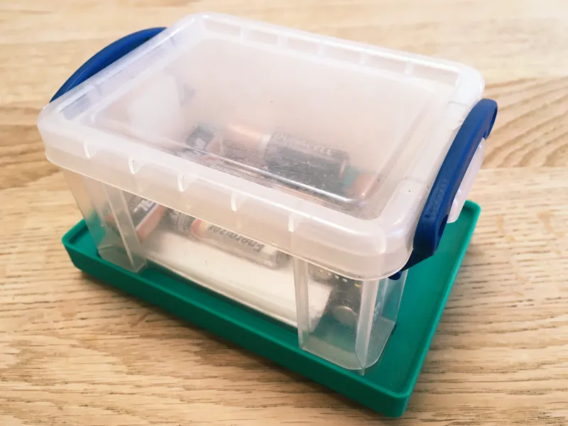 Gridfinity Base (3x2x2) for Really Useful Box 0.3l