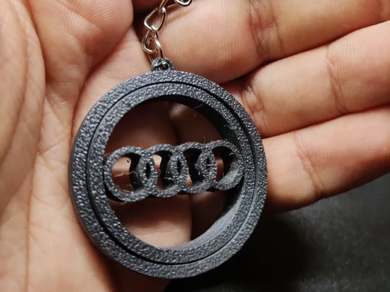 Audi Gyro Keychain (40mm Diametre)